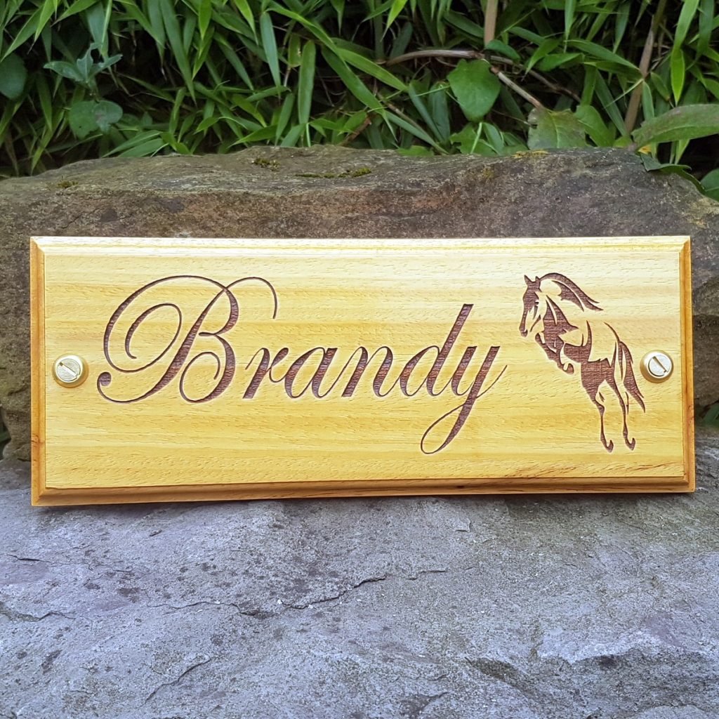 Horse Name Plates Stable Name Plates