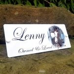 Aluminium Horse Name Plate Side