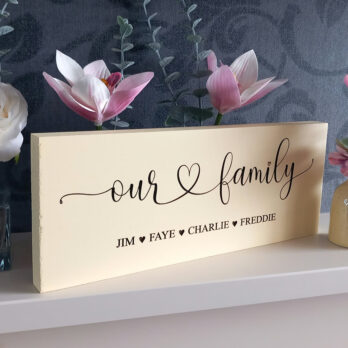 Our Family Sign - Image 3